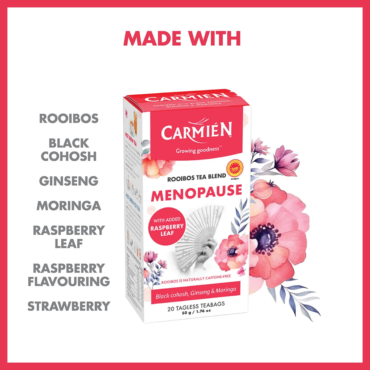 Menopause Raspberry Leaf Rooibos