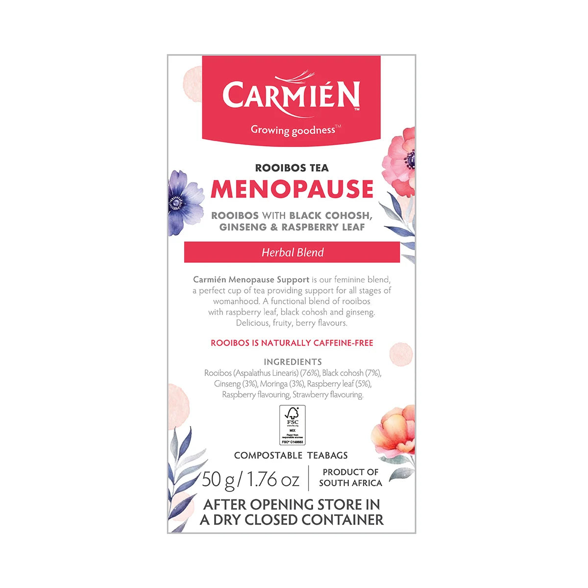 Menopause Raspberry Leaf Rooibos
