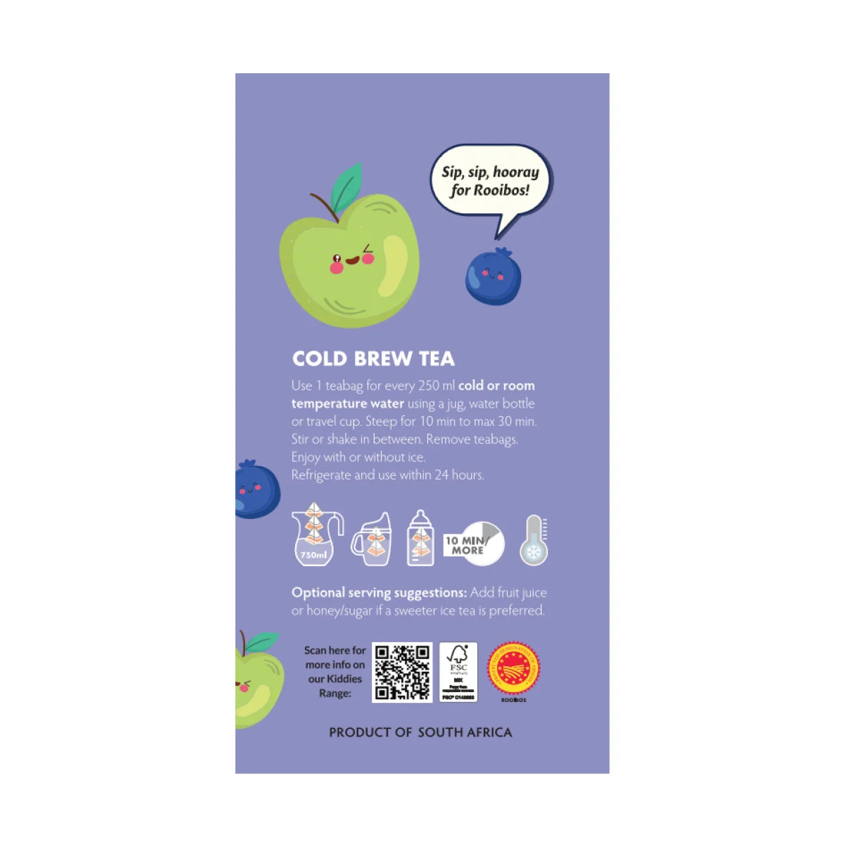 Kiddies Cold Brew Apple Blueberry