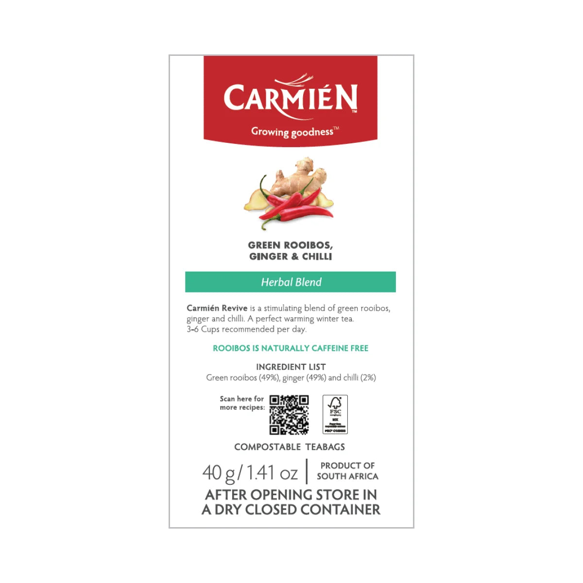Revive Ginger & Chilli Rooibos