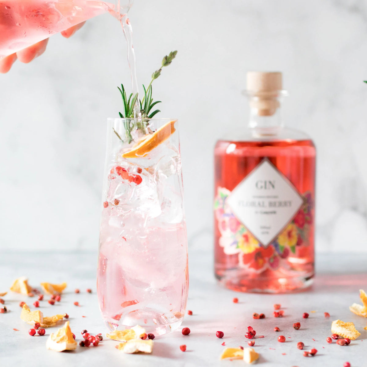 Carmien Rooibos Distilled Gin – Floral Berry (500ml)