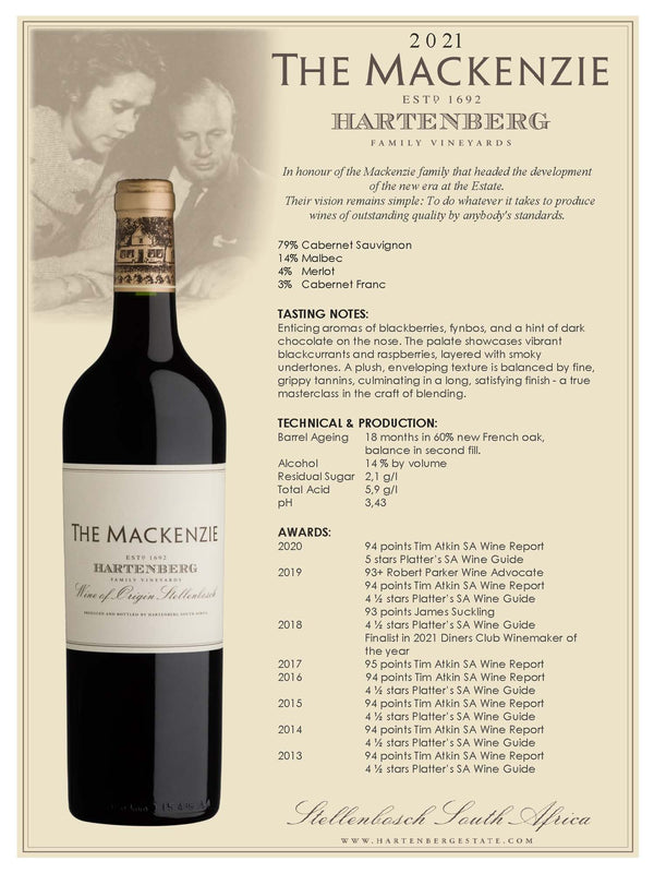Hartenberg - The Mackenzie 2021 Bordeaux Style